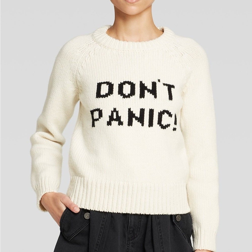 MARC JACOBS • Don’t Panic! sweater • XS